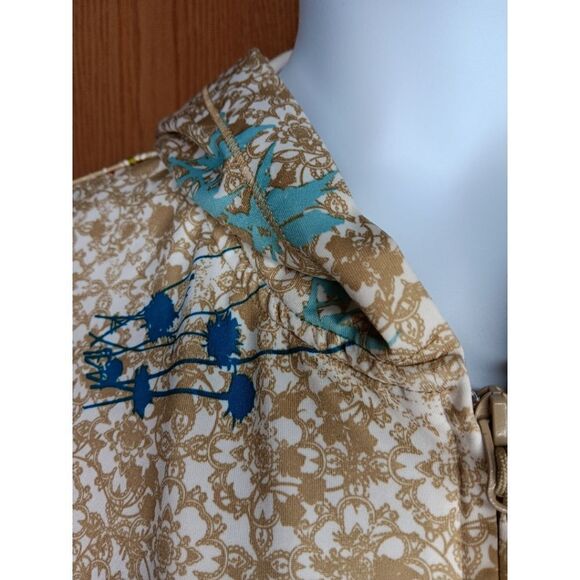 Ascend Full Zip Tan Print Hoodie 2X - Picture 6 of 16